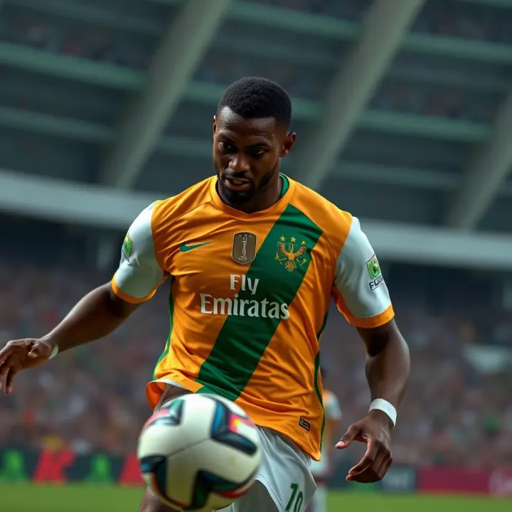 Visual representation of betting odds and key player statistics for AFCON matches
