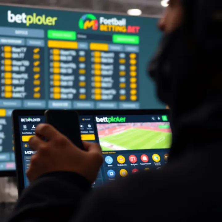 Digital interface showcasing BetExplorer Bet services within Nigerian regulatory framework for sports betting
