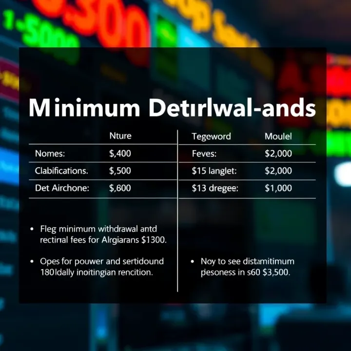 Graphic displaying key points about BetExplorer minimum withdrawal amounts and related fees for Nigerian customers
