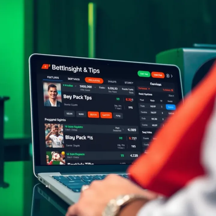 Interface displaying betting insights and tips tailored for Nigerian sports events