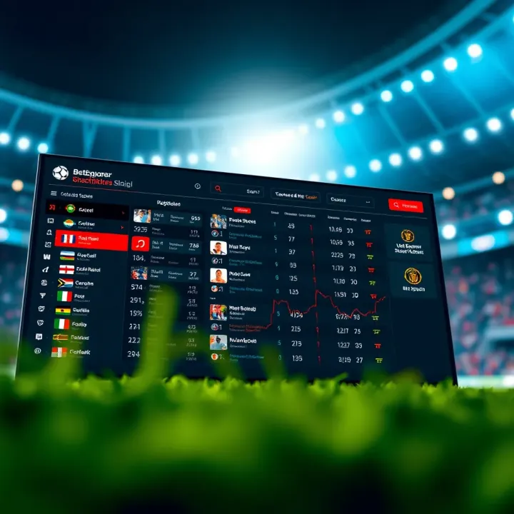 Dashboard showing live sports scores and statistics for multiple games