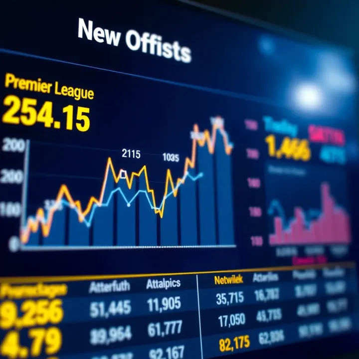 Graph depicting Premier League match statistics and betting odds from BetExplorer