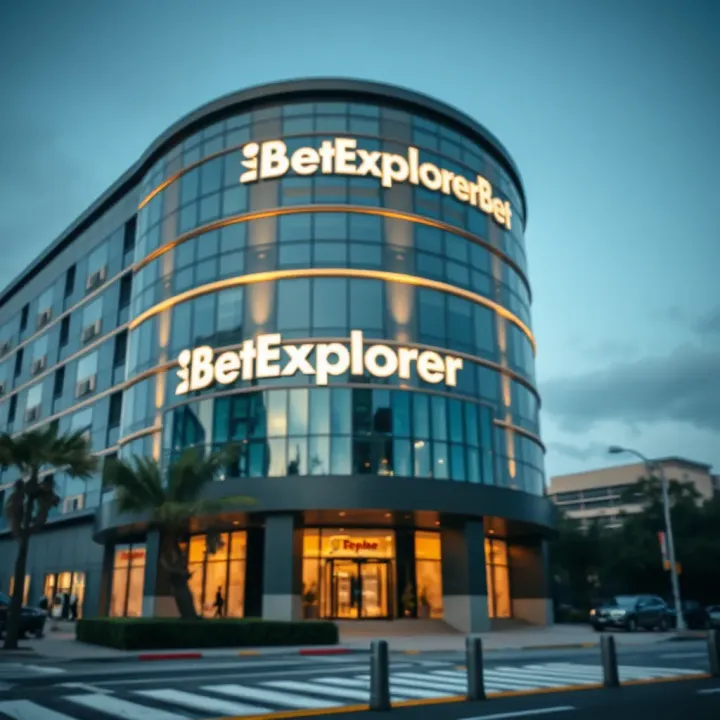 Corporate building representing the ownership and headquarters of BetExplorer Bet sports betting platform