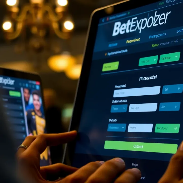 User filling out registration form on Betexplorer platform with focus on entering personal details