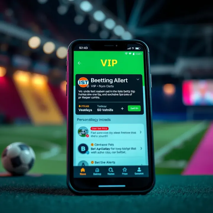 Mobile device displaying personalized betting alerts and exclusive tips for Nigerian bettors